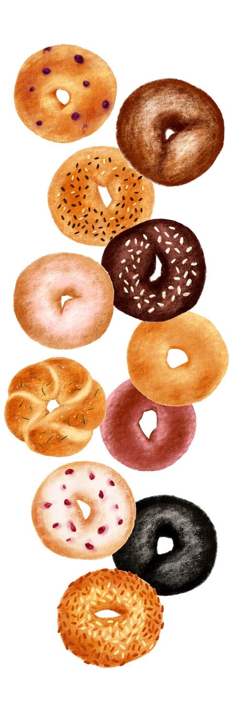 everything bagel drawing|bagel drawing images.